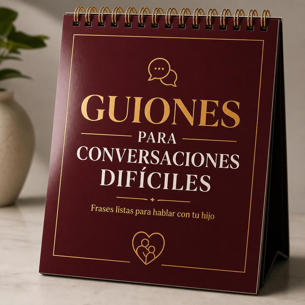 Mockup del bono Guiones para Conversaciones Difíciles